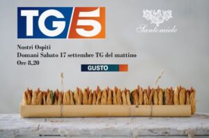 La Santomiele ospite al Tg5 nella rubrica “Gusto”
