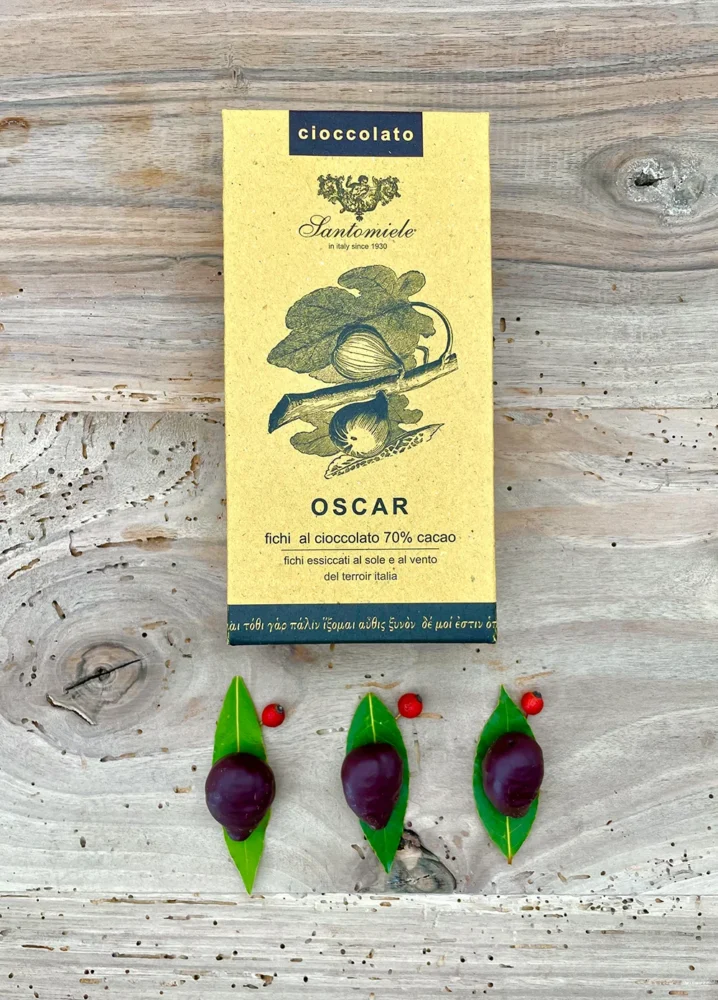 Oscar Santomiele with 70% Extra-Dark Chocolate Oscar Santomiele with 70% Extra-Dark Chocolate